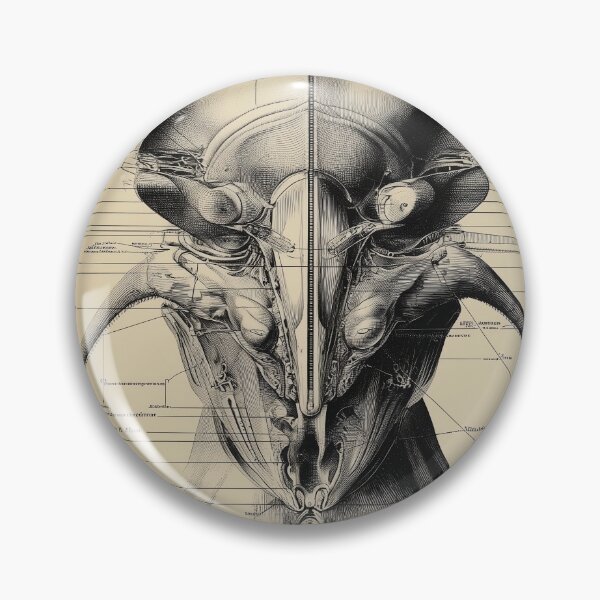 Item preview, Detailed alien Anatomy Diagram designed and sold by lautir.