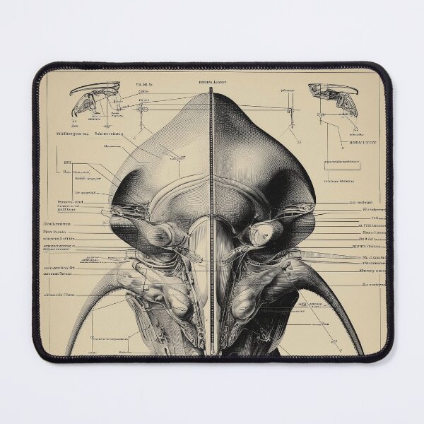 Item preview, Detailed alien Anatomy Diagram designed and sold by lautir.