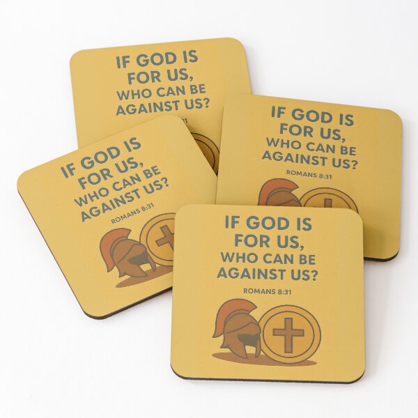 Item preview, Romans 8:31 Bible Quote with Spartan Helmet Design. designed and sold by loveandlightrb.