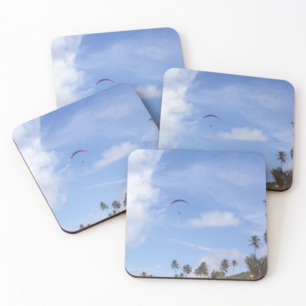 Item preview, paraglider flying over the beach designed and sold by felipequeiroz.