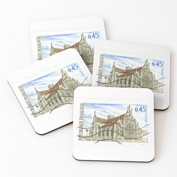 Item preview, French Eglise De Brou France Vintage Postage Stamp designed and sold by red-amber65.