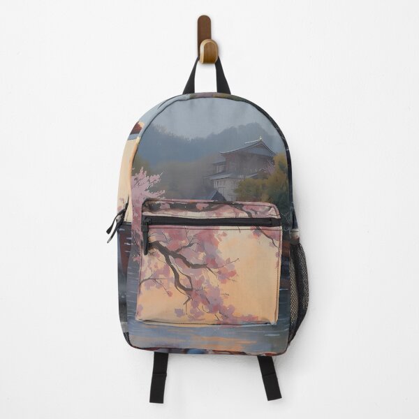 Item preview, Kyoto Sakura Temple Sunset designed and sold by RkskArt.