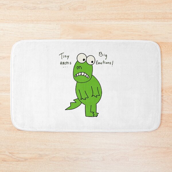 Item preview, Tiny Arms Big Emotions Funny Awkward Dino Cartoon designed and sold by Mason-Pride.