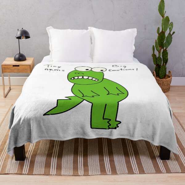 Item preview, Tiny Arms Big Emotions Funny Awkward Dino Cartoon designed and sold by Mason-Pride.