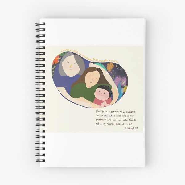 Item preview, Generations of Faith – Grandmother, Mother & Child Christian Illustration designed and sold by Adorebybeccaw.