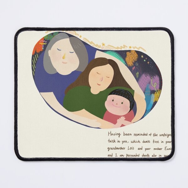 Item preview, Generations of Faith – Grandmother, Mother & Child Christian Illustration designed and sold by Adorebybeccaw.