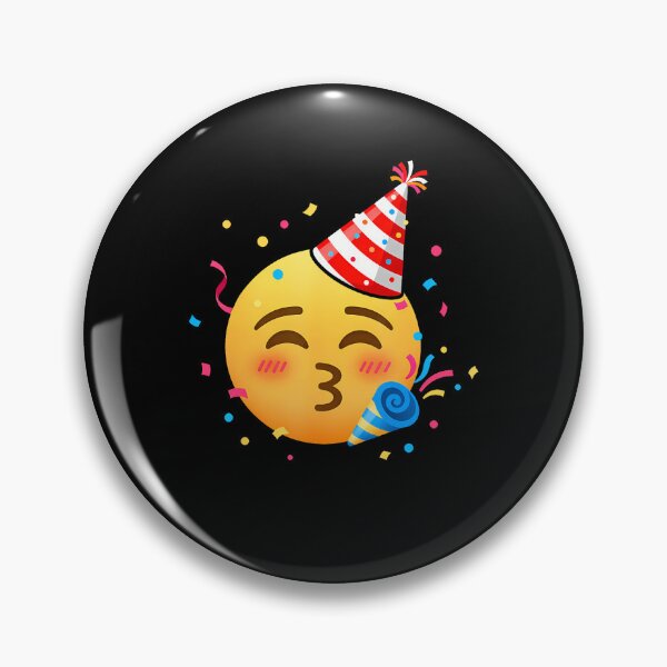 Artikelvorschau, Lustiges Emoticon Party lächelndes Gesicht Feier Geburtstag entworfen und verkauft von TysonLangosh.
