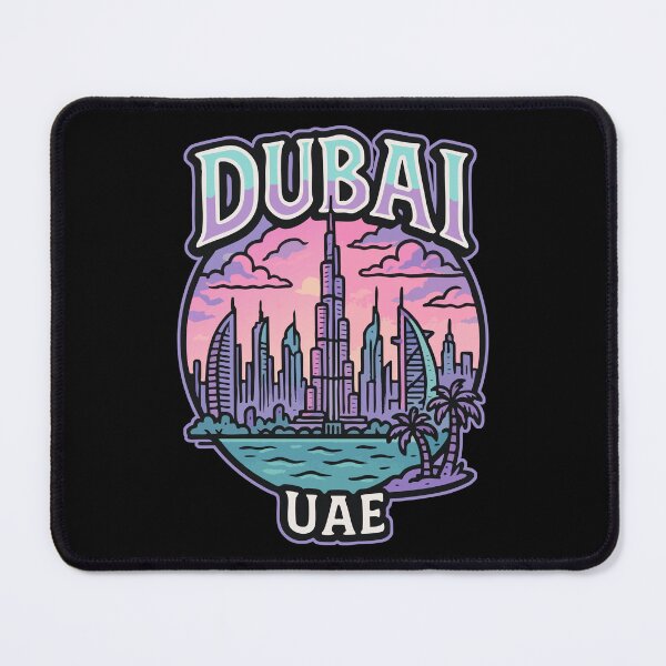 Item preview, Dubai United Arab Emirates Pastel Travel designed and sold by TomFrontierArt.