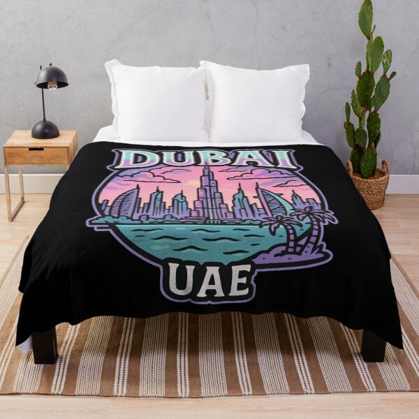 Item preview, Dubai United Arab Emirates Pastel Travel designed and sold by TomFrontierArt.