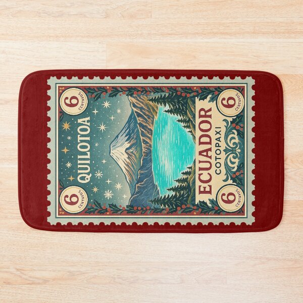Item preview, Copy of Vicuña Postage Stamp from Ecuador, Chimborazo, Christmas Edition designed and sold by by helaenrose.