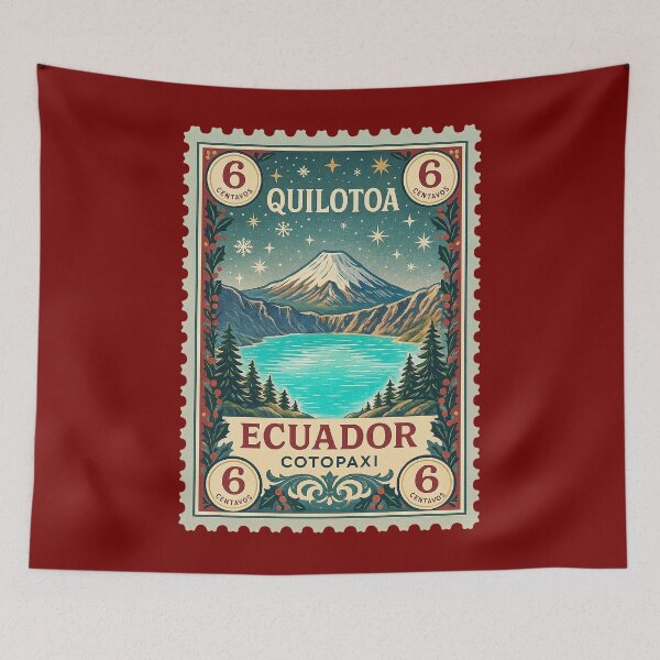 Item preview, Copy of Vicuña Postage Stamp from Ecuador, Chimborazo, Christmas Edition designed and sold by marilustrado.