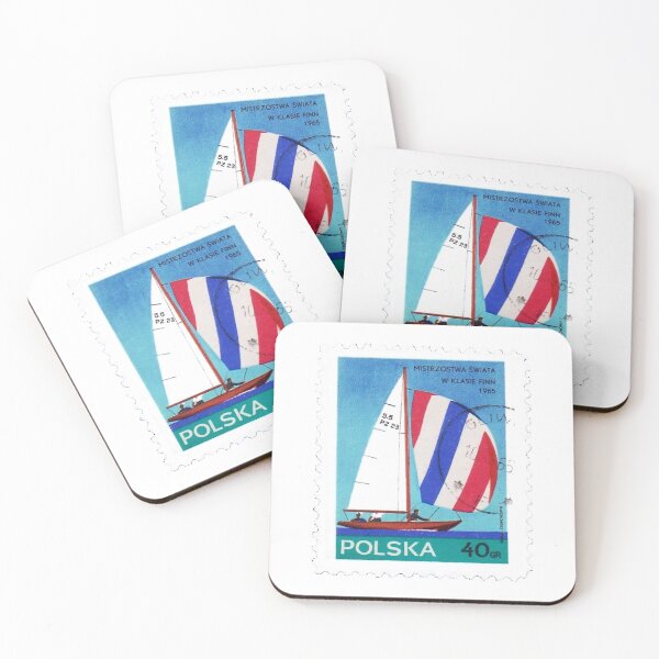Item preview, Poland Polish Boat Ship 1965 Vintage Postage Stamp designed and sold by red-amber65.