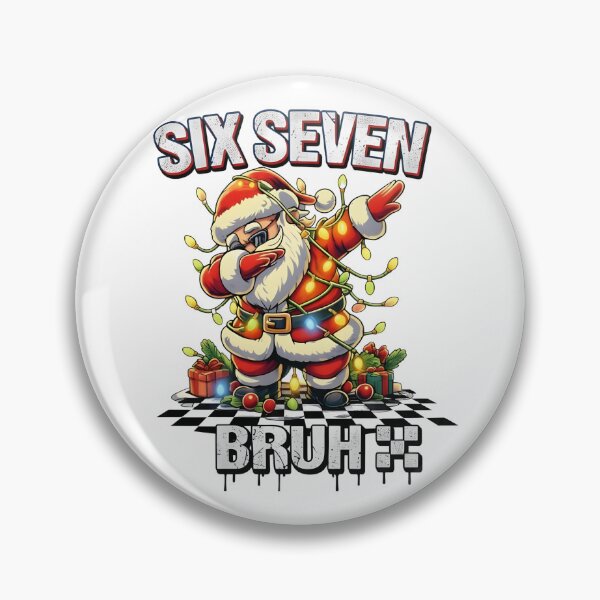 Item preview, Santa Dab – Six Seven Bruh Weihnachtsdesign designed and sold by Inkspire House.