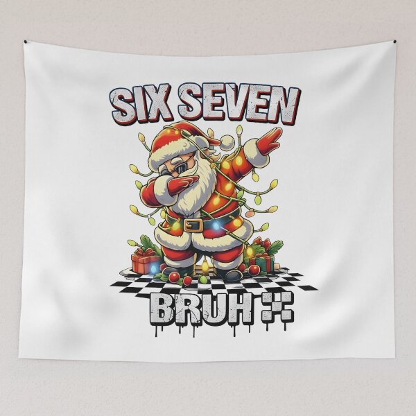 Item preview, Santa Dab – Six Seven Bruh Weihnachtsdesign designed and sold by Inkspire House.