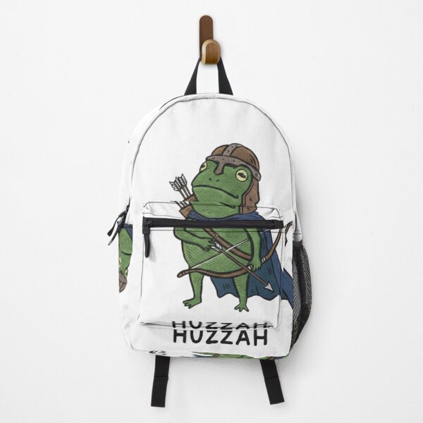 Item preview, Huzzah Frog Knight Funny Sword Meme Quote designed and sold by hexenor.