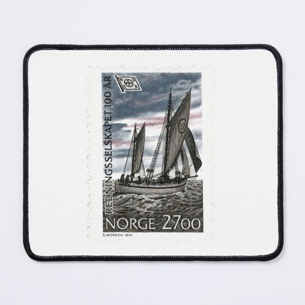 Item preview, Norwegian Norge Ship Vintage Postage Stamp designed and sold by red-amber65.