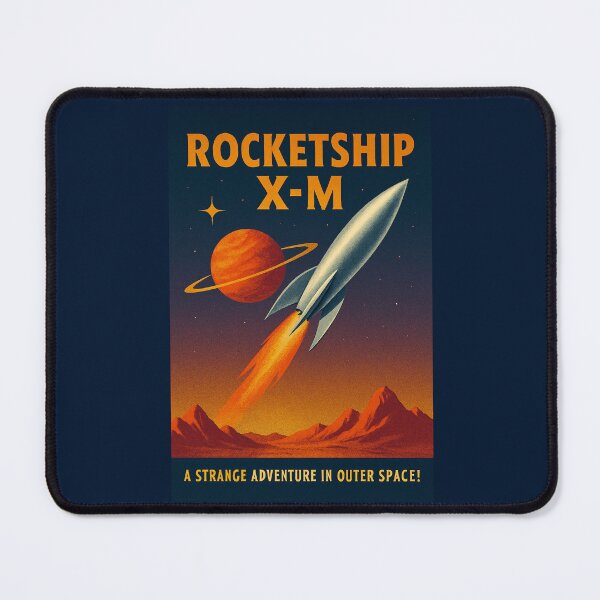 Item preview, Rocketship X-M Retro Sci-Fi Poster | 1950s Space Adventure Art designed and sold by VoglR.
