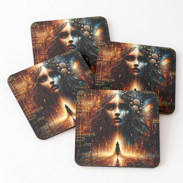 Item preview, Glitch Art: Misterios infinitos designed and sold by HarlequinDreams.