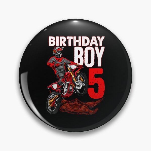 Item preview, Motocross Birthday Motorcycle Themed 5Th Birthday designed and sold by TysonLangosh.