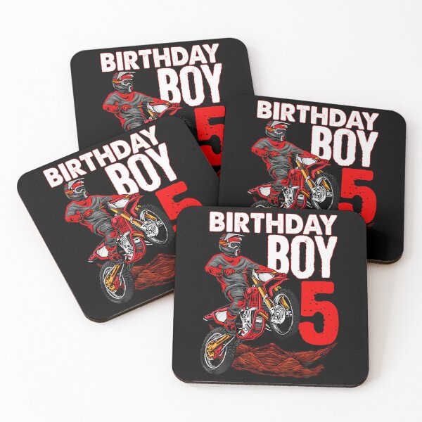 Item preview, Motocross Birthday Motorcycle Themed 5Th Birthday designed and sold by TysonLangosh.