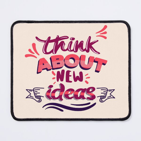 Item preview, Think About New Ideas | Innovation, Creativity & Brainstorming Motivation Design designed and sold by Maltachi Designs.
