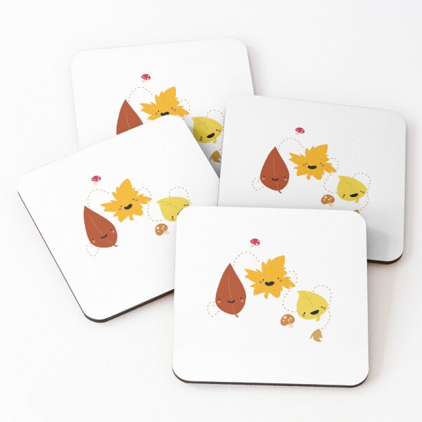 Item preview, Cute Autumn Leaves and Mushrooms Kawaii Fall Design designed and sold by Mason-Pride.