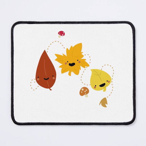 Item preview, Cute Autumn Leaves and Mushrooms Kawaii Fall Design designed and sold by Mason-Pride.