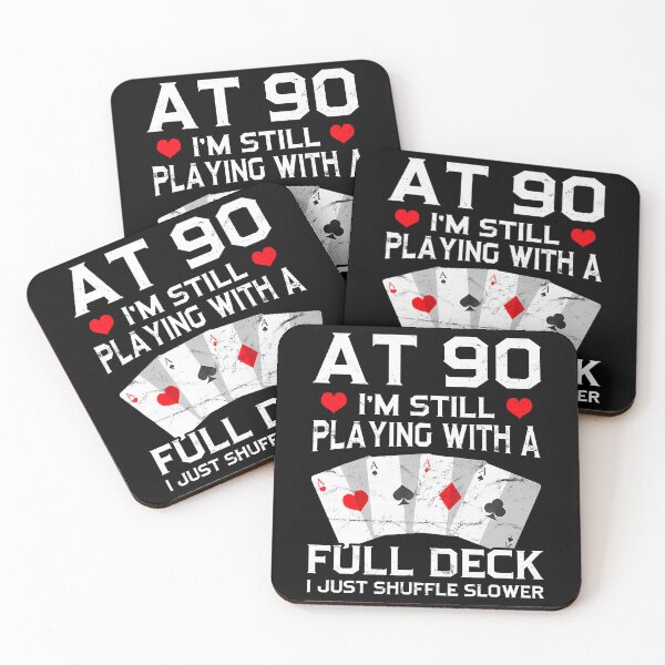 Item preview, Full House Card Hand 90Th Birthday 90 Year Old Cards Gift designed and sold by TysonLangosh.