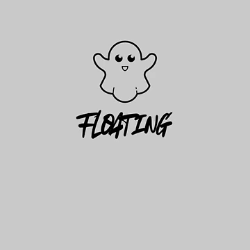 Artwork thumbnail, Cute Floating Ghost by RADesignHub