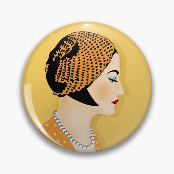 Item preview, A beautiful woman in a vintage style. designed and sold by EmilyDouArt.