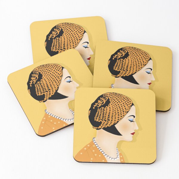 Item preview, A beautiful woman in a vintage style. designed and sold by EmilyDouArt.