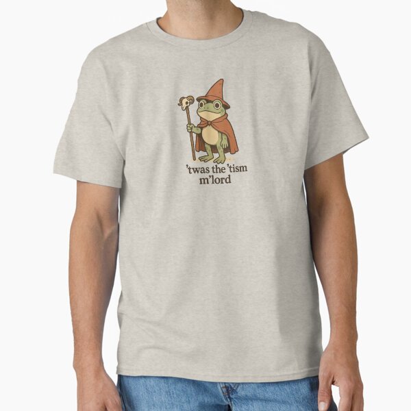 Twas The Tism Mlord Funny Autism Frog Classic T-Shirt