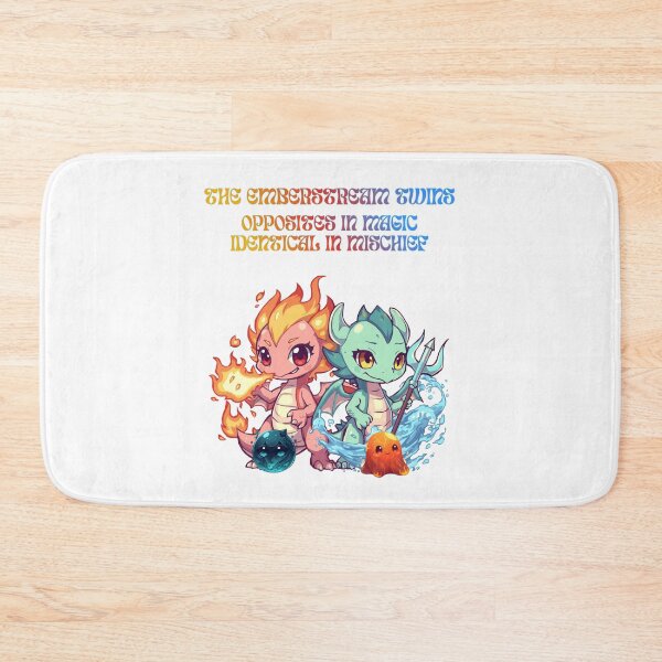 Item preview, Emberstream Dragon Twins — United by Bond, Split by Element designed and sold by Monzora.