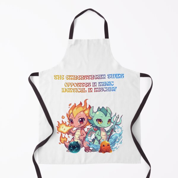 Item preview, Emberstream Dragon Twins — United by Bond, Split by Element designed and sold by Monzora.