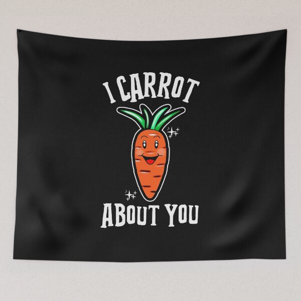Item preview, Valentine Carrot Pun designed and sold by Sartoris Art.