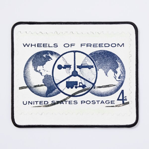 Item preview, American USA Wheels Of Freedom Vintage Postage Stamp designed and sold by red-amber65.