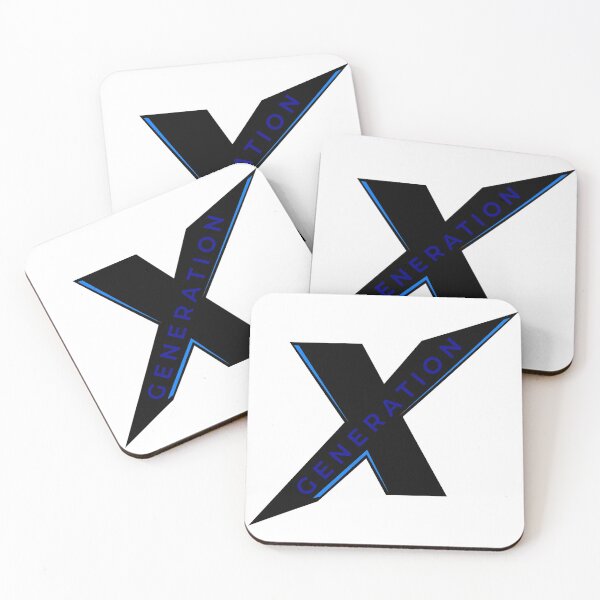 Item preview, Generation X Logo • Black & Blue Modern Identity • Sleek Dark-Mode X Symbol designed and sold by BROHLine Studio.