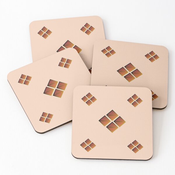 Item preview, Christmas Decors, Square Shape Flowers, Brown Gold, Floral Set, Brown Gold Floral Pack designed and sold by Art Shimmers.