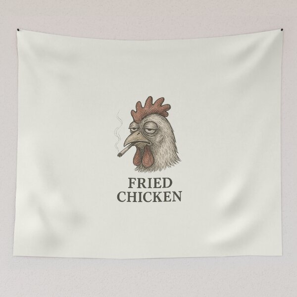 Item preview, Funny Fried Chicken designed and sold by msmeylin.