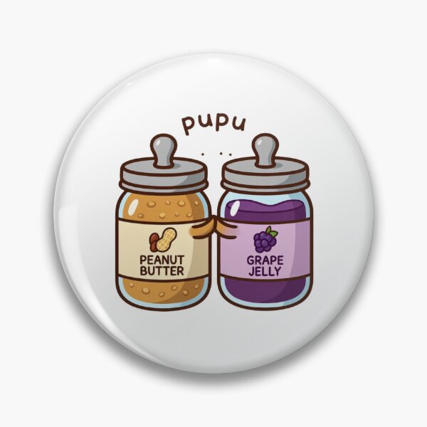 Item preview, PB & J Besties – Cute Food Humor Cartoon Tee designed and sold by EcoArtTees.
