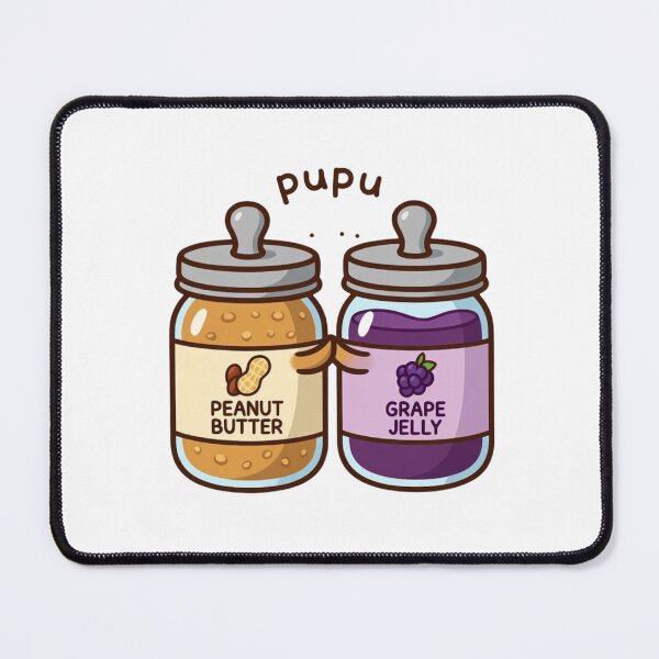 Item preview, PB & J Besties – Cute Food Humor Cartoon Tee designed and sold by EcoArtTees.