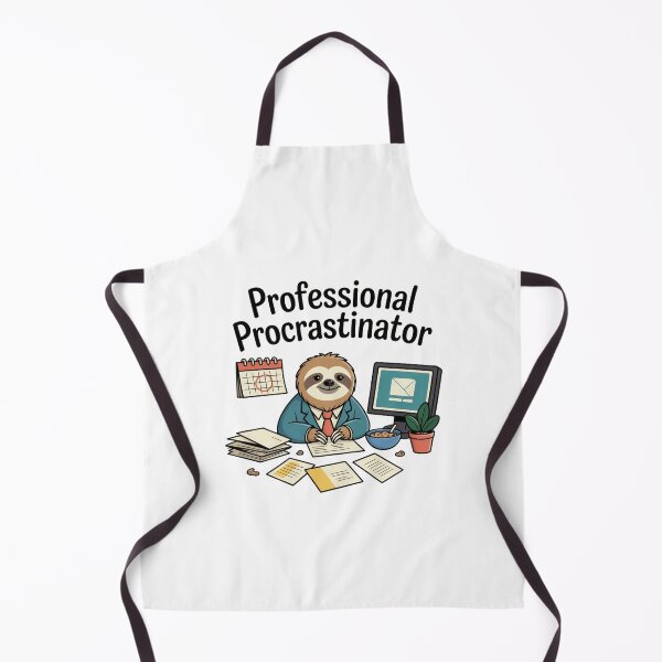 Item preview, Professional Procrastinator Cute Sloth Design designed and sold by MonkiFlipp.