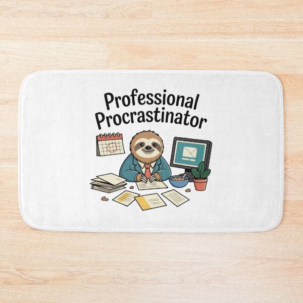 Item preview, Professional Procrastinator Cute Sloth Design designed and sold by MonkiFlipp.