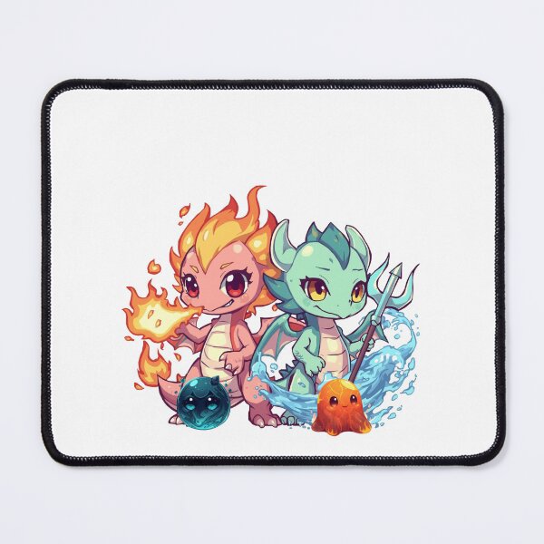 Item preview, Emberstream Dragon Twins — United by Bond, Split by Element designed and sold by Monzora.