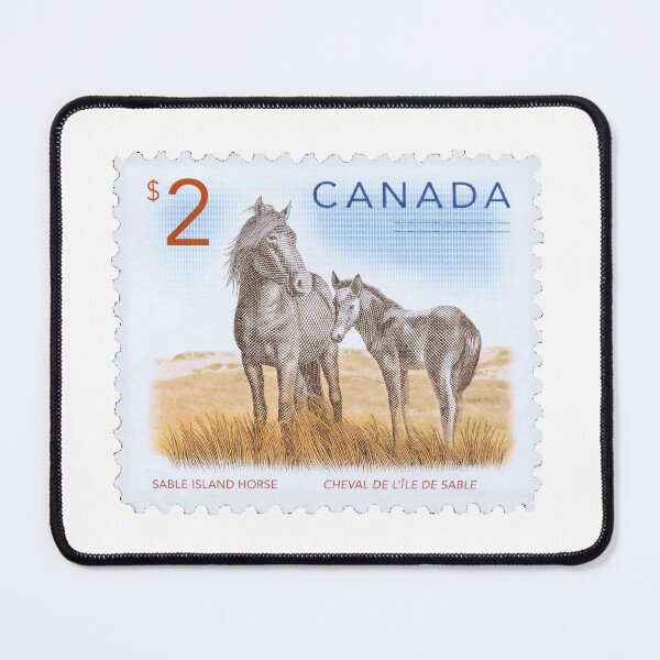 Item preview, Canadian Sable Island Horses Canada Vintage Postage Stamp designed and sold by red-amber65.