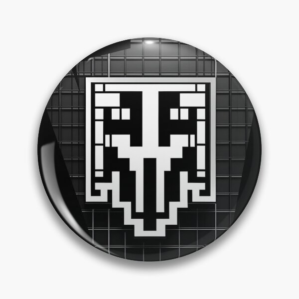 Item preview, Pixelated rebellion logo over a black grid 2 designed and sold by Neon G.