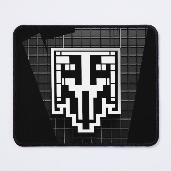 Item preview, Pixelated rebellion logo over a black grid 2 designed and sold by Neon G.