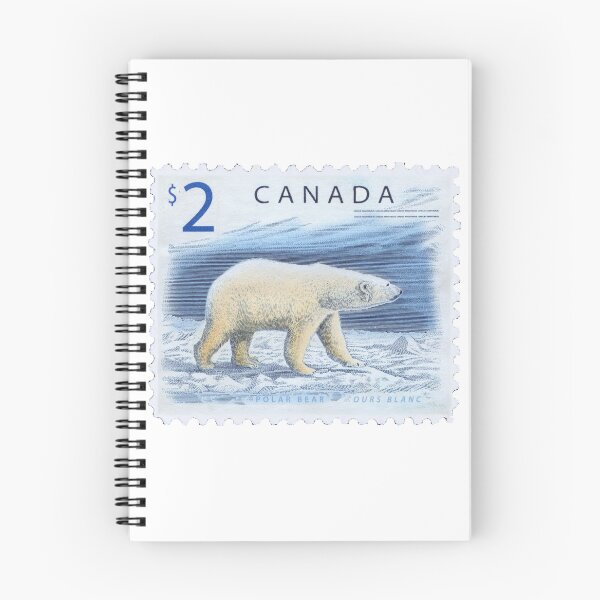 Item preview, Canadian Polar Bear Canada Vintage Postage Stamp designed and sold by red-amber65.