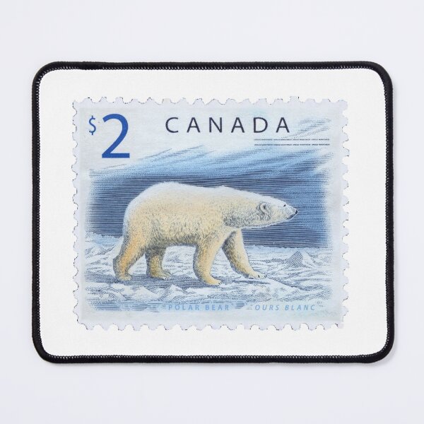 Item preview, Canadian Polar Bear Canada Vintage Postage Stamp designed and sold by red-amber65.