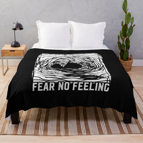 Item preview, Fear No Feeling – Bold Minimalist Emotional Strength Artwork | Motivational Graphic Design designed and sold by Rogue Heart Collective™.